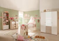 H Babyzimmer Wiki Sonoma Eiche weiß 4-tlg KS...