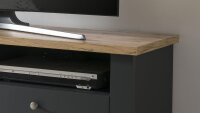 Lowboard 31 CATANIA anthrazit Wotan Eiche Dekor Soft-Close