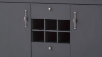 Sideboard CATANIA 2-türig anthrazit Wotan Eiche Soft Close