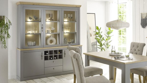Grey display cabinet argos hotsell