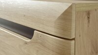 Sideboard 52 TORGE Eiche Artisan schwarz Breite 107 cm
