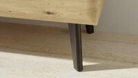 Sideboard 52 TORGE Eiche Artisan schwarz Breite 107 cm