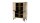 Highboard 56 TORGE Eiche Artisan schwarz 107x134 cm