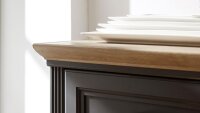 Sideboard JASMIN Kommode Anrichte in graphit und Artisan Eiche 166x102