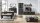 Sideboard JASMIN Kommode Anrichte in graphit und Artisan Eiche 166x102