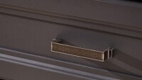 Garderobenschrank JASMIN Flurmöbel graphit und Artisan Eiche 65x204 cm