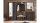 Garderobenschrank JASMIN Flurmöbel in graphit und Artisan Eiche 93x204