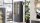 Vitrine LOFT-TWO Glasvitrine graphit Artisan Eiche inkl. LED