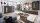 Vitrine LOFT-TWO Glasvitrine graphit Artisan Eiche inkl. LED