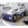 Autobett ENERGY MDF Kinderbett Bett blau lackiert inkl. Beleuchtung
