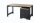 Arbeitszimmer-Set JASMIN 5-teilig in graphit grau Artisan Eiche