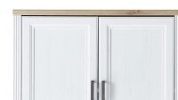 Aktenschrank 02 Büroschrank JASMIN Pinie weiß Dekor 86x38
