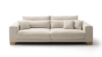 Bigsofa PLAY Megasofa Sofa Stoff beige inkl. Kissen 286 cm
