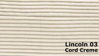 Ecksofa R Angel Lincoln Cord Creme Nosagunterfederung