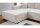 Ecksofa L MERLIN creme elektrische Sitztiefenverstellung