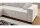 Ecksofa L MERLIN creme elektrische Sitztiefenverstellung