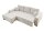Ecksofa L MERLIN creme elektrische Sitztiefenverstellung