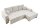 Ecksofa R MERLIN creme elektrische Sitztiefenverstellung