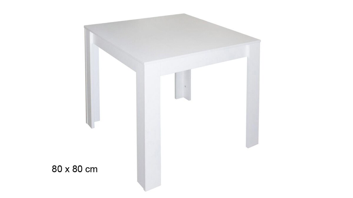 Tisch 80x80 Wei