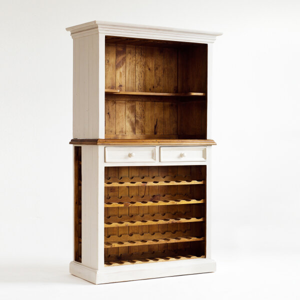 Weinschrank BODDE Kiefer massiv vintage used Look Landhaus