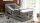 Boxspringbett Carpino Stoff silber Komfortbett mit Motor 120x200 cm