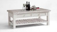 Couchtisch OPUS Kiefer massiv vintage used Look Landhaus