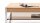 Couchtisch MIGEL Eiche massiv Glas bronze mit Metallgestell 105x65 cm