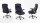 Chefsessel REAL COMFORT RC3 Bürostuhl schwarz verstellbar