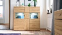 Highboard FLORENZ Buffet Schrank Anrichte Grandson Eiche...