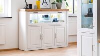 Highboard 1 BRIXEN Buffet Schrank Pinie weiß...