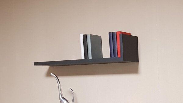 Wandboard BRIGHT Wandregal Regal in graphit mit 1 Ablage Länge 100 cm
