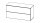 Kommode BRIGHT graphit mit push-to-open