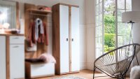 Garderobenschrank TORINO Flurmöbel weiß matt...