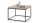 Couchtisch SAKURA Asteiche Metall Industrial Style 70x70 cm