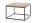 Couchtisch SAKURA Asteiche Metall Industrial Style 70x70 cm