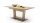 Esstisch PONTIAC Eiche Bianco teilmassiv Auszug 180-280x100