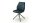 Stuhl OTTAWA 2er Set Velours petrol schwarz matt Lack