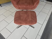 Sessel MP-RS20079 360 drehbar und Wip Cord Magnolie