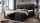 Boxspringbett SACRAMENTO Schlafzimmer in schwarz 180x200