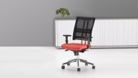 Drehstuhl NET MOTION Bürostuhl Drehsessel in rot mit...