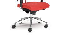 Drehstuhl NET MOTION Bürostuhl Drehsessel in rot mit Funktionen