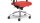 Drehstuhl NET MOTION Bürostuhl Drehsessel in rot mit Funktionen