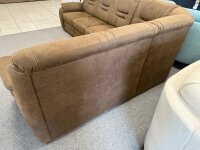 Ecksofa Natty Ledaro Schoko ca. 286x234 cm