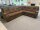 Ecksofa Natty Ledaro Schoko ca. 286x234 cm