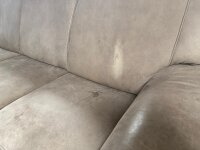 Sofa 3-SitzerTavira Leder alu ca. 212 cm