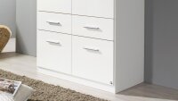 Kleiderschrank 3120 CELLE Schrank weiß Hochglanz...