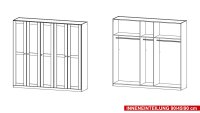 Kleiderschrank ROSENHEIM Schrank in alpinweiß 226 cm