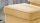 Hocker OMADO Polsterhocker Sitzhocker Stoff safran 63 cm