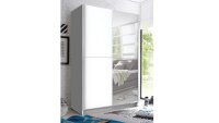 Schwebetürenschrank FAST weiß mit Spiegel...