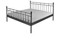 Verena Metallbett Gestell schwarz 140x200 cm –...